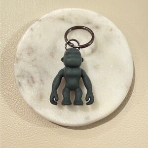Kipling Rubber Monkey Key Chain Ring Bag Charm